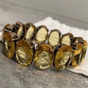 J. Crew Citrine Stretch Bracelet